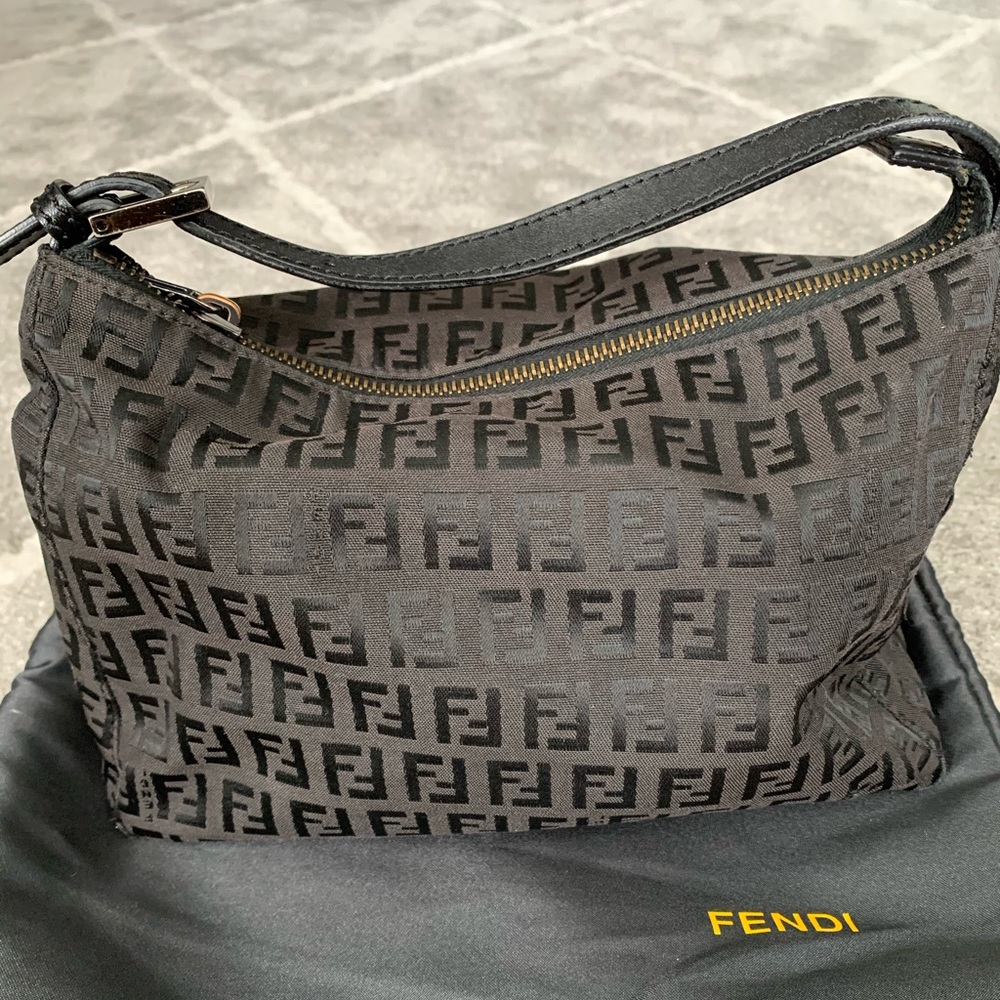 Authentic Fendi Canvas Mini